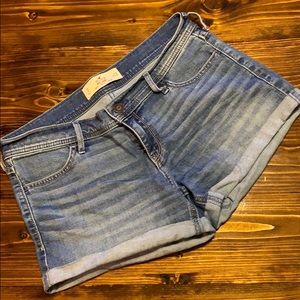 Hollister denim midi short